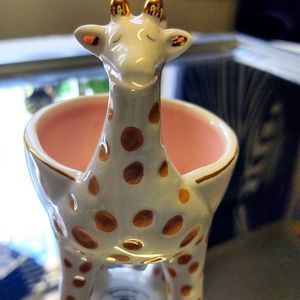 Small GIRAFFE Ceramic PLANTER